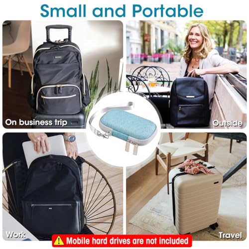 HASTHIP® Carrying Case for SSD, Storage Bag for SanDisk 500GB