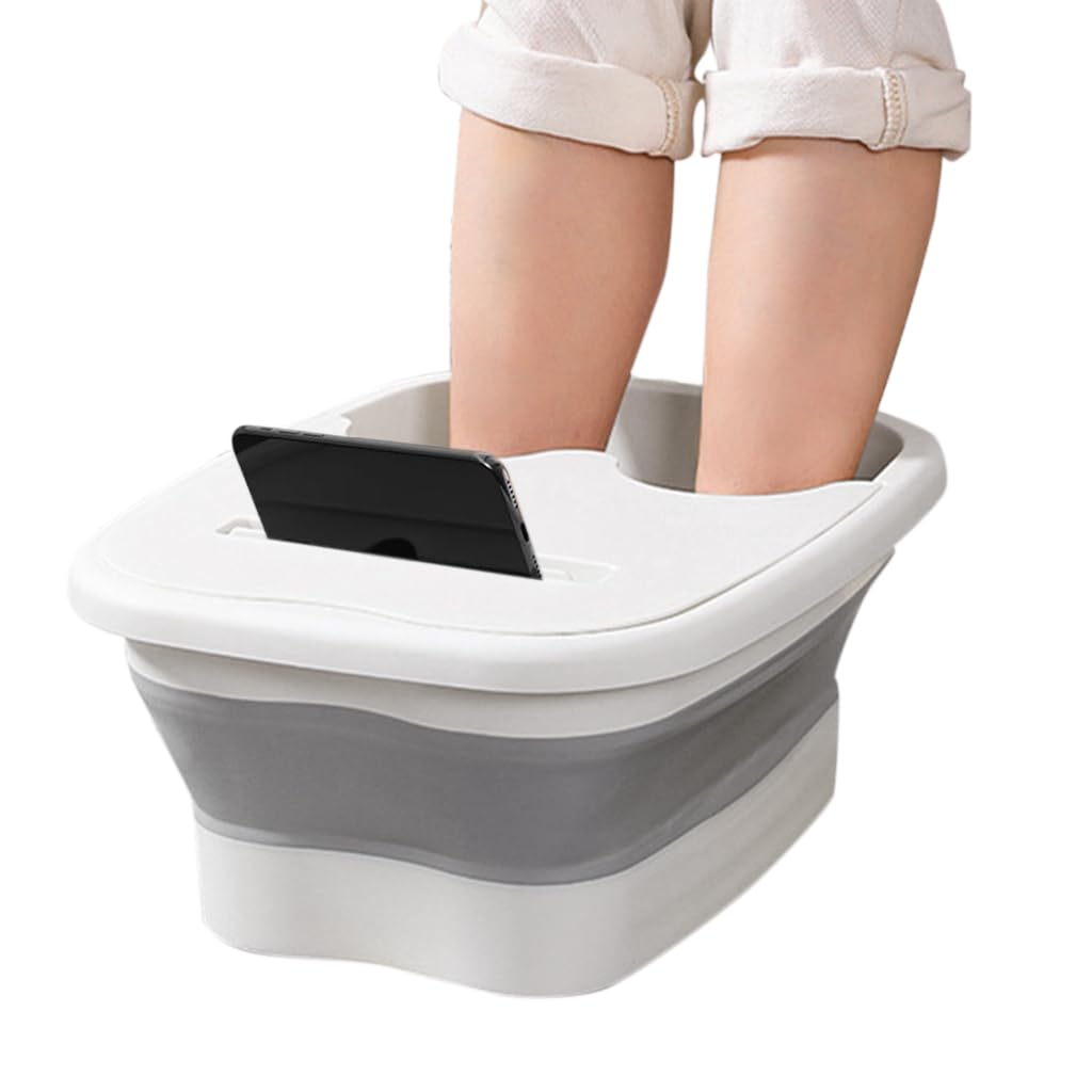 HASTHIP Foot Spa Bath for Relaxing Foot Soaks with 15L Collapsible Design and Massage Nubs