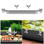 HASTHIP® Stainless Steel Grill Barbecue Tool Rack,6.18 Inches Removable Barbecue Grill Accessories for Flat Top Griddle and Other Griddles