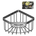 HASTHIP Stainless Steel Kitchen Sink Organizer for Bathroom and Kitchen | 5.27x5.27x3.54 in Rust‑Resistant Multi‑Compartment Design