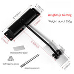 HASTHIP Door Closer for Home and Office with Adjustable Spring Mechanism 25 kg Load | Quiet Zinc Alloy Black