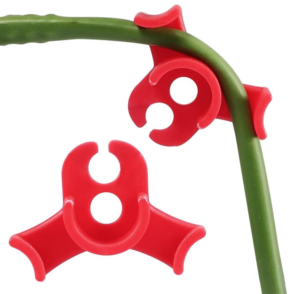 HASTHIP Plant Clip for Branch Control with Dual Slot Bender Design 50pcs Plastic | Adjustable Angle