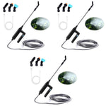 HASTHIP USB Water Sprayer for Gardening with 3 Nozzles and 16.4ft Pipe | 2400mAh Battery
