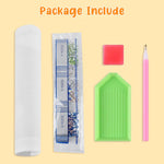 HASTHIP 5D Diamond Painting Kit for Home Wall Decoration with Crystal Rhinestones | 12×12 inch Angel Girl Design