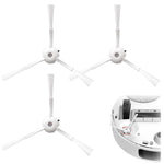 HASTHIP® 3pcs Side Brushes Replenishment Kit, Replacement Parts Compatible With Mi Robot MJST1S/Mop 2 Pro, Side Spinning Brushes Replacement Accessorie Cleaning Accessories - White