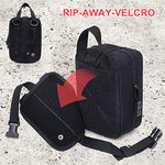 HASTHIP® First Aid Box for Medical Emergency Kit, Heavy Duty and Large Capacity Military Grade Rip-Away Ifak Pouch for Sports, Hiking, Camping, Traveling (Bag Only)