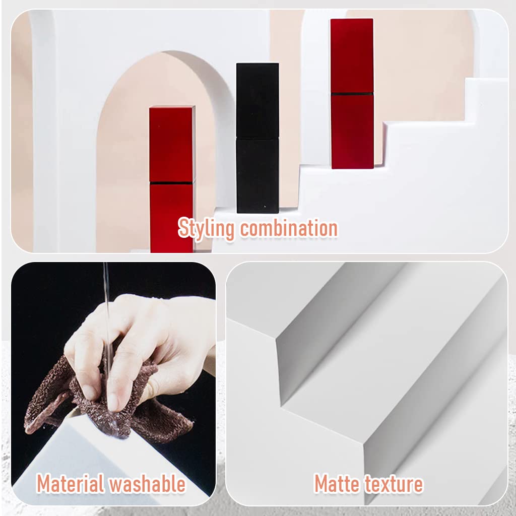 HASTHIP® 6pcs Photography Product Display Stand Props Photography Props EVA Props for Photography Background Props for Small Items, Waterproof, Professional Setup for Cosmetics, Jewelry, Watches