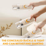 HASTHIP Travel Wash Cup for Oral Care with Double Layer Detachable Liner | Portable Toothbrush and Toothpaste Organizer