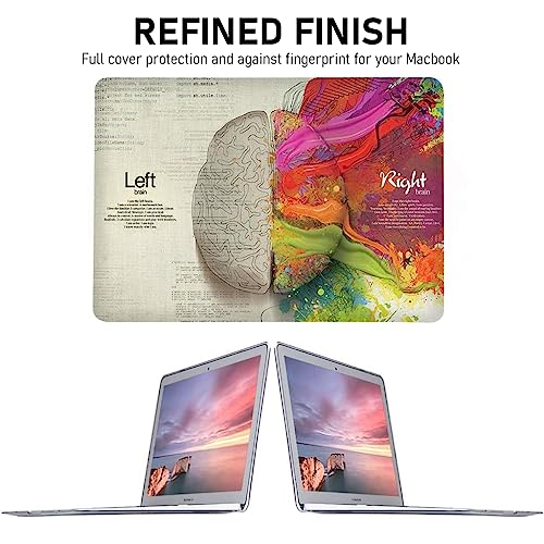 HASTHIP® Creative Case Compatible with MacBook Air 13 Inch 2018-2020 (M1 A2337/A2179/A1932), Digital Print Matte Hard Shell, Slim Protective Cover, Retina Display, Snap-On, Crystal Clear Design