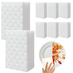 HASTHIP Magic Eraser Cleaning Pads for Kitchen and Bathroom with 8Pcs 6X Density Melamine Foam | Non Scratch Surface Cleaner
