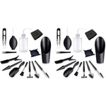HASTHIP Gardening Tools Kit with 28 pcs Set and Storage Bag for Home Planting | Includes Mat