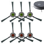 HASTHIP Side Brushes for Ecovacs Robot Vacuum U2 Pro 6pcs with Robust Nylon Bristles | Easy Snap Installation