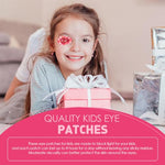 HASTHIP® 40Pcs Eye Patches for Kids, Cartoon Breathable Cotton Adhesive Eye Patch for Kids After Surgery Adhesive Non-woven Fabric Eye Patches for Lazy Eye, Eye Cover for Eyesight Correction