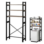 HASTHIP Washing Machine Storage Rack for Laundry Room with 3 Layer Shelves and Adjustable Feet