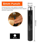 HASTHIP® 11Pcs Woodworking Countersink Drill Bit Set, 5 Size Carbon Steel Bits