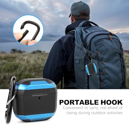 HASTHIP® for AirPods 4 Case, Compatible with Airpods 4 Earbuds Charging Case Cover, TPU Anti-Scratch Protective Earbuds Case Cover Support Wireless Charging Travel