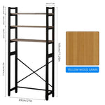 HASTHIP Washing Machine Storage Rack for Laundry Room with 3 Layer Shelves and Adjustable Feet
