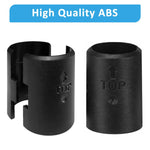 HASTHIP Pipe Clips for Wire Shelving and Pipe Fastening 30 pcs featuring Snap On Lock Clips | ABS Plastic Holders for 1 Inch Metal Poles