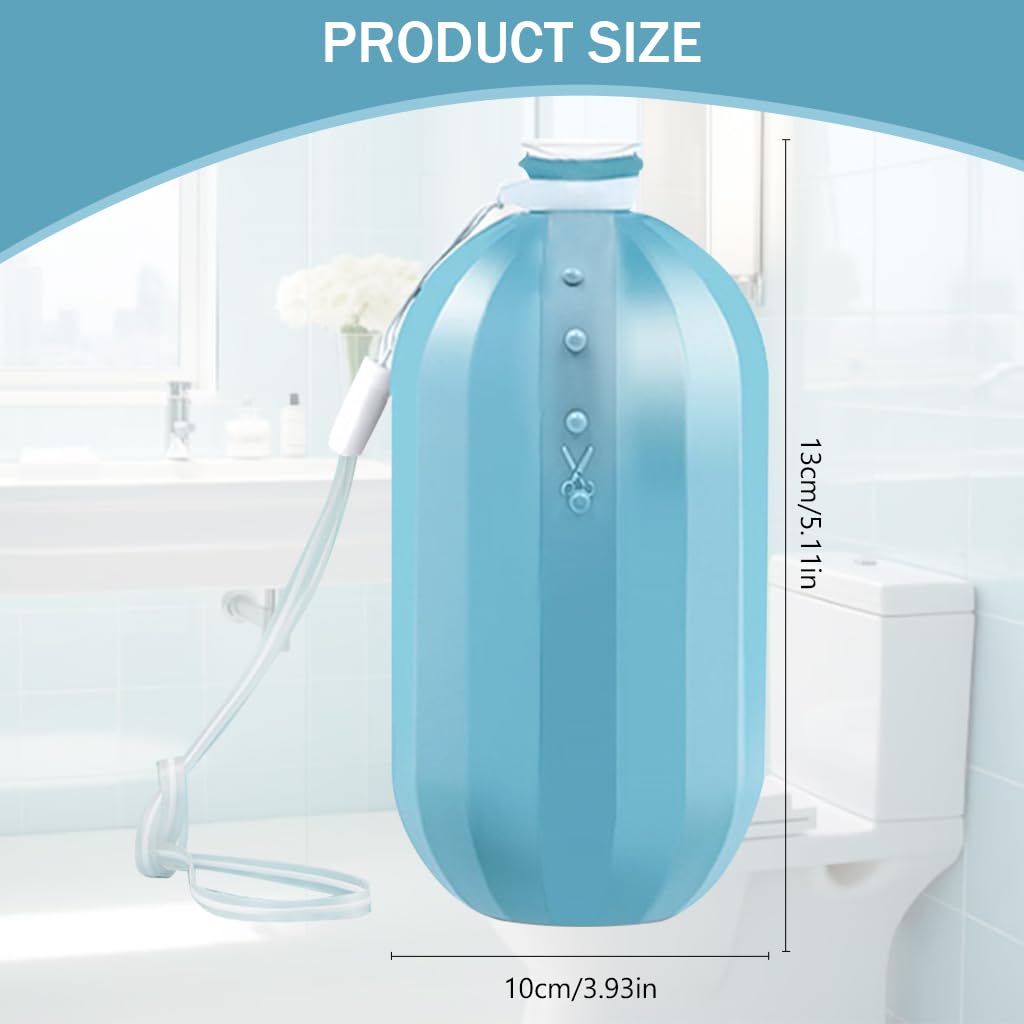 HASTHIP Automatic Toilet Bowl Cleaner for Bathrooms with Water‑Soluble Gel Cartridge Lasting 3 Months | Eco‑Friendly Lanyard Design