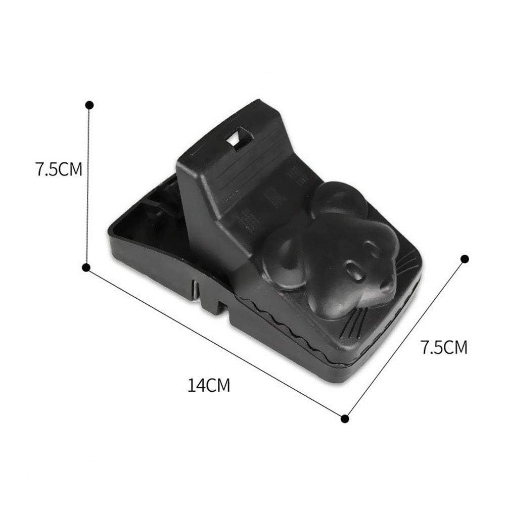HASTHIP Rat Traps for Indoor and Outdoor Rodent Control featuring Ultra Fast Trigger | 8Pcs Reusable ABS Set 17cm x 7.5cm