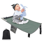 HASTHIP Airplane Footrest for Kids with Adjustable Straps and Anti Slip Design 79×44cm Grey