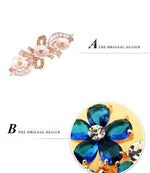 MAYCREATE Hair Clips for Women Alloy Rhinestone Hair Pins for Women and Girls Stylish Latest Flare Clips Barrettes Spring Hair Pins Clips Hair Jewelry Accessories Gift for Women Girls - 3 Pcs