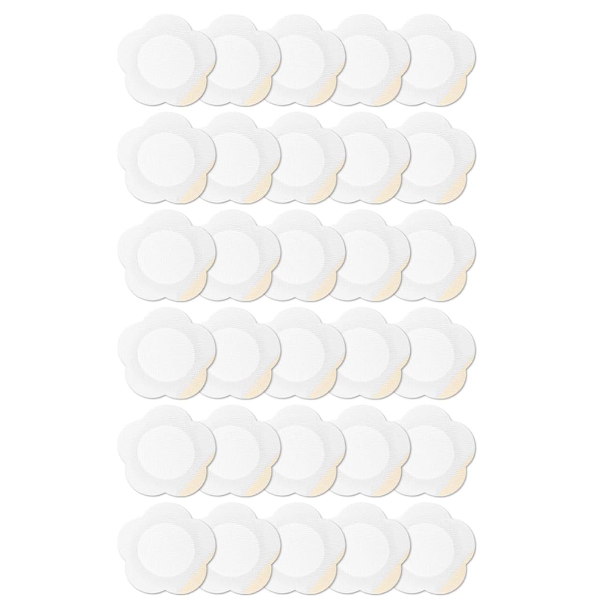 HASTHIP® 30 Parches de Aceite de Ricino para Ombligo,Compresas Autoadhesivas Tela Spunlace Orgánica Absorbente,Paños Terapéuticos Algodón para Abdomen y Bienestar (Aceite No Incluido)