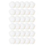 HASTHIP® 30 Parches de Aceite de Ricino para Ombligo,Compresas Autoadhesivas Tela Spunlace Orgánica Absorbente,Paños Terapéuticos Algodón para Abdomen y Bienestar (Aceite No Incluido)