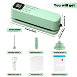 HASTHIP Vacuum Bag Sealer with Air Blower and USB Rechargeable Auto Sealing | 3 Attachments