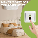 HASTHIP Switch Board Stickers for Home with Glow in Dark Labels | 35 Piece Self Adhesive Set