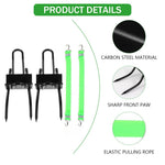 HASTHIP Tree Climbing Gear with Four Point Claws and Stainless Steel Spikes for Fruit Picking | Adjustable Foot Straps for Secure Outdoor Climbing