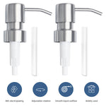 HASTHIP Soap Dispenser Pump for Bathroom & Kitchen with 304 Rustproof Design | 2 Pack Reusable