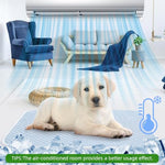 HASTHIP® Small Dog Mat 100x75cm, Cool Summer Pet Bed, Comfortable Sleeping Pad for Dogs and Cats, Easy Clean, Supports Up to 90lbs, Breathable Portable Cushion for Pets