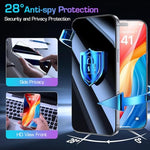HASTHIP® 2pcs HD Privacy Screen Protector for i Phone 16 Pro Max 6.9'' HD Tempered Glass Screen Protector with Installation Assistant Anti-glare Screen Protector for i Phone 16 Pro Max