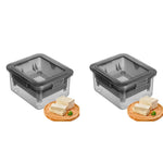 HASTHIP Tofu Press for Homemade Tofu with Quick Water Removal 16x14x8.5cm 2PCS | Food Grade