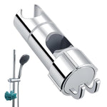 HASTHIP Bathroom Shower Head Holder for 16–27mm Slide Bar with Dual Hooks and ABS Bracket