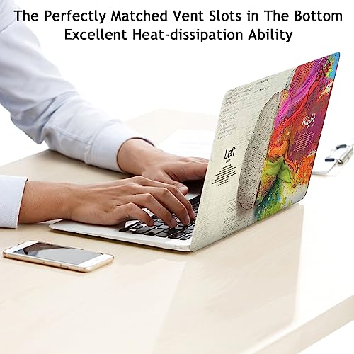 HASTHIP® Creative Case Compatible with MacBook Air 13 Inch 2018-2020 (M1 A2337/A2179/A1932), Digital Print Matte Hard Shell, Slim Protective Cover, Retina Display, Snap-On, Crystal Clear Design