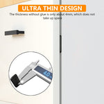 HASTHIP Door Magnets for Cabinets and Drawers with 4mm Ultra Thin Metal Design | Adhesive & Screw Mount