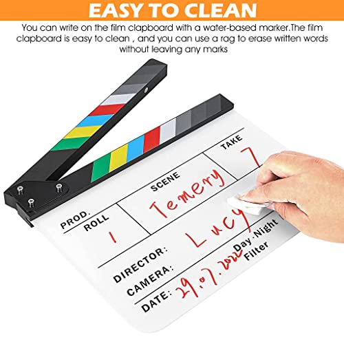 HASTHIP® Movie Clap Board Stage Prop Acrylic Studio C