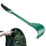 HASTHIP Lawn Mower Cleaning Scraper for Grass Build Up | 16 inch Metal Blade with Anti Slip Handle