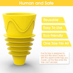 HASTHIP Fly Trap Kit for Indoor and Kitchen featuring Bottle Stopper Design | 4Pcs Reusable Eco Trap