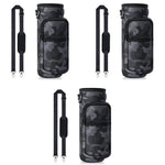 HASTHIP Water Bottle Carrier Bag for 32 oz Bottles with Adjustable Strap and Pockets | 3PCS Set