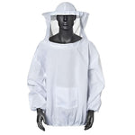 HASTHIP Beekeeping Suit for Hive Protection with Detachable Veil Hat and Elastic Cuffs