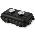 HASTHIP® Caja de Herramientas Magnética Portátil de 13 Pulgadas,Caja Almacenamiento Impermeable ABS con Forro Espuma,Doble Cerradura y Organizadores Pequeños para Llaves Gadgets
