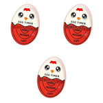 HASTHIP Kitchen Egg Timer for Boiling featuring Color Changing Doneness Indicator 3PCS
