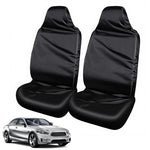 HASTHIP® STHIRA Juego de 2 Fundas para Asiento de Coche, Funda de Asiento del Conductor y Pasajero de Cobertura Total, Universal, antirrayaduras y Resistente al Agua para SUV y Furgoneta