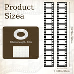 HASTHIP Movie Filmstrip Party Banners with Polyester Fabric, Ribbons and Glue Points for Easy Hanging