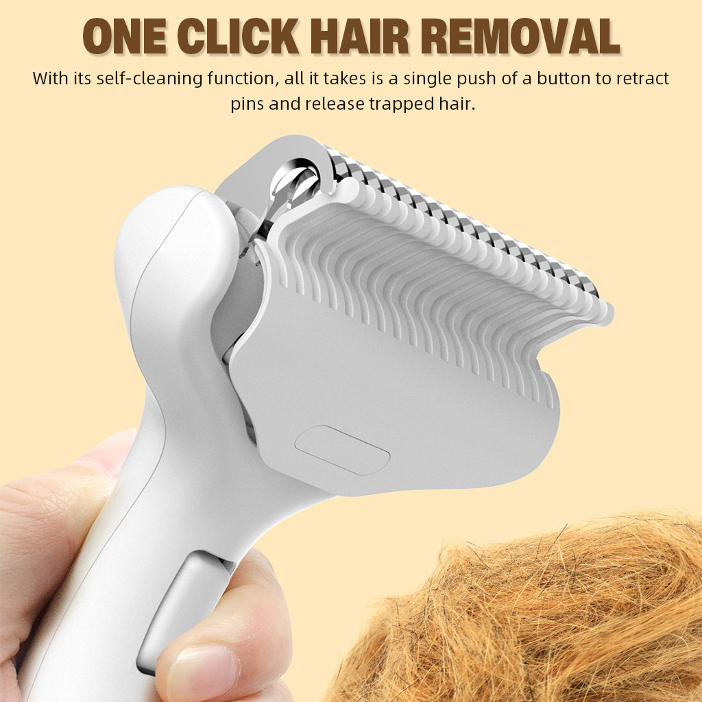HASTHIP® Dog Brush for Shedding cat deshedding grooming supplies for indoor short long hair pet dematting undercoat rake for