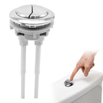 HASTHIP Dual Flush Toilet Button Universal Top Mount Cistern Push Switch Universal Top