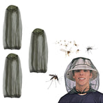 HASTHIP Mosquito Head Net for Hiking and Camping with Elastic Edge Nylon Mesh | 3Pcs Outdoor Insect Protection